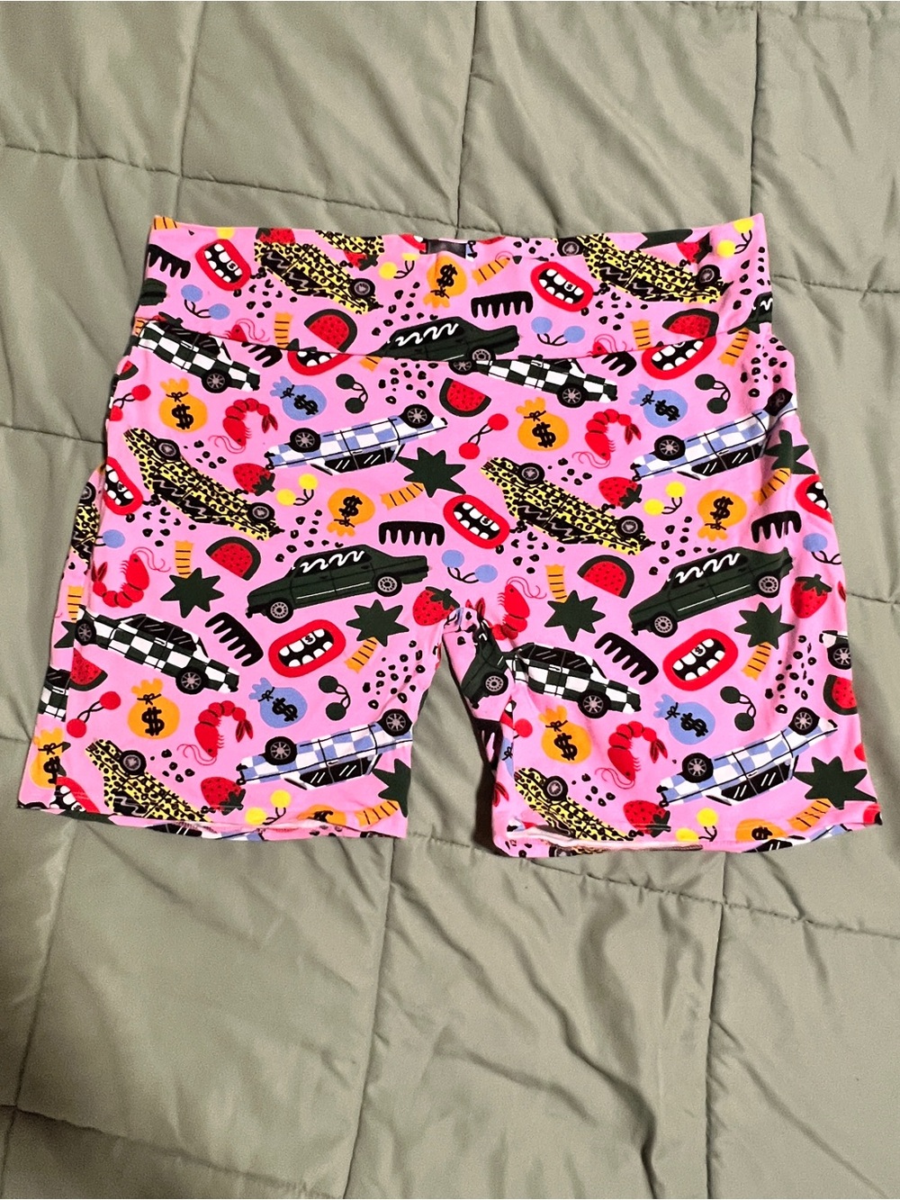 NooWorks Roll Out Print Bike Shorts